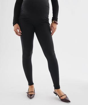 Legging de grossesse en maille côtelée extensible vue2 - GEMO 4G MATERN - GEMO