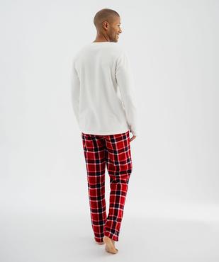 Pyjama en polaire spécial Noël homme vue3 - GEMO(HOMWR HOM) - GEMO