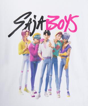 Tee-shirt manches courtes avec motif Saja Boys fille - K-pop Demon Hunters vue3 - KPOP DEMON HUNTERS - GEMO