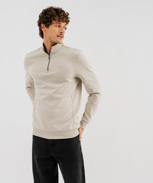 Sweat col camionneur homme - Kensington vue2 - KENSINGTON - GEMO