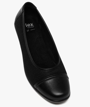 Ballerines confort à talon compensé femme vue5 - G'FLEX GEMO FOR GOOD - GEMO
