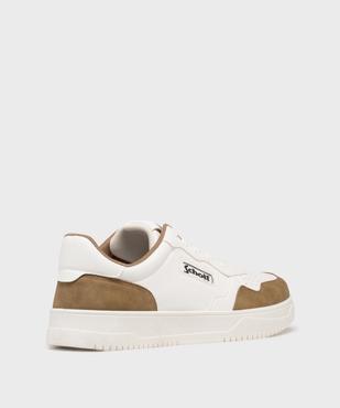 Baskets basses bicolores homme - Schott vue4 - SCHOTT - GEMO
