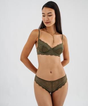 Soutien-gorge à armatures forme corbeille en dentelle vue7 - GEMO(HOMWR FEM) - GEMO