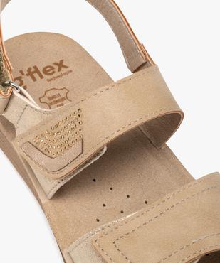 Sandales confort semelle intérieure cuir femme vue6 - G'FLEX - GEMO