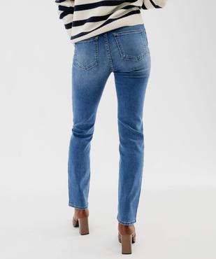 Jean slim avec pattes à la ceinture femme vue3 - GEMO(FEMME PAP) - GEMO
