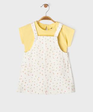 Ensemble 2 pièces robe + tee-shirt bébé fille vue6 - GEMO(BEBE DEBT) - GEMO