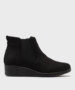 Boots confort à talon compensé femme vue1 - G'FLEX - GEMO