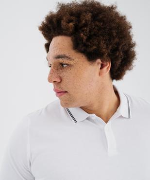 Polo à manches courtes et finitions fantaisie homme vue16 - GEMO 4G HOMME - GEMO