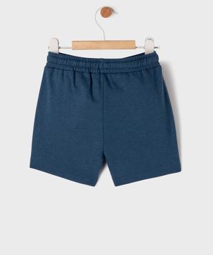 Short en maille French Terry avec taille élastique bébé garçon vue3 - GEMO(BEBE DEBT) - GEMO