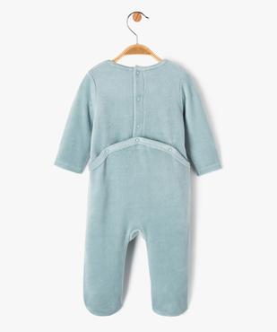Pyjama dors-bien en velours avec message bébé vue3 - PREMIER PRIX BY GEMO - GEMO