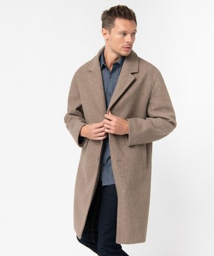 Manteau homme court coupe oversize vue1 - GEMO (HOMME) - GEMO