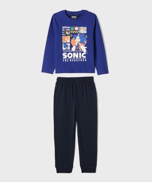 Pyjama 2 pièces coton garçon - Sonic vue1 - SONIC - GEMO