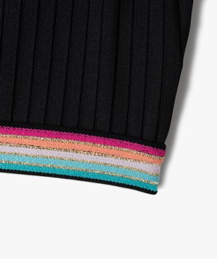 Haut de maillot de bain fille brassière à rayures multicolores vue2 - GEMO (JUNIOR) - GEMO