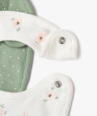 Bavoir naissance en jersey de coton (lot de 3) vue2 - GEMO 4G BEBE - GEMO