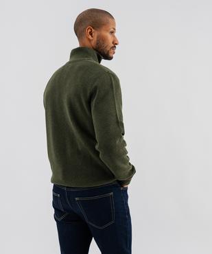 Pull en coton à col camionneur homme vue3 - GEMO (HOMME) - GEMO