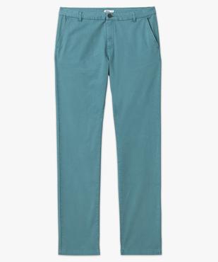 Pantalon chino en coton stretch coupe Slim homme vue4 - GEMO 4G HOMME - GEMO