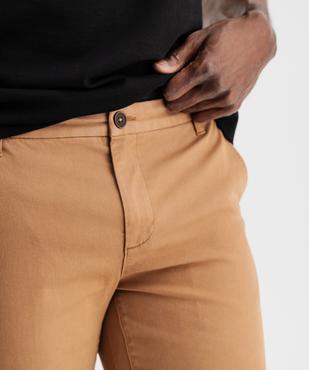 Pantalon chino coupe Slim homme vue2 - GEMO 4G HOMME - GEMO