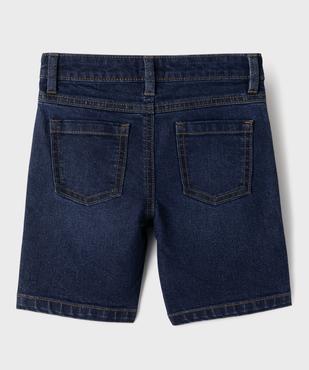 Bermuda en jean stretch coupe Regular garçon vue6 - GEMO (ENFANT) - GEMO