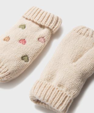 Moufles en maille bébé fille vue2 - GEMO (ACCESS) - GEMO