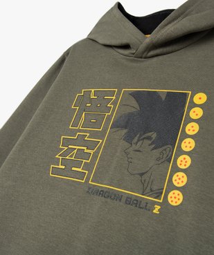 Sweat à capuche intérieur molletonné garçon - Dragon Ball Z vue3 - DRAGON BALL Z - GEMO