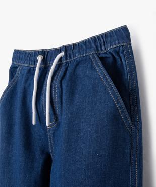 Jean confortable à taille élastique garçon vue4 - GEMO 4G GARCON - GEMO
