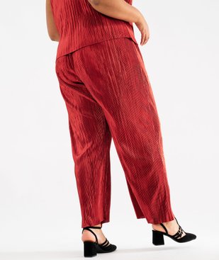 Pantalon plissée grande taille  vue3 - GEMO (G TAILLE) - GEMO