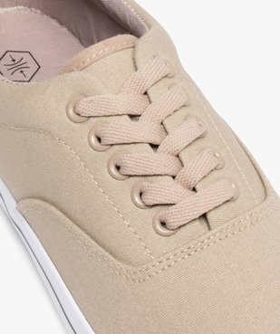 Baskets homme en toile style retro tennis vue6 - GEMO 4G HOMME - GEMO