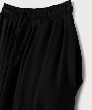 Pantalon de jogging ample avec ceinture ajustable fille vue2 - GEMO (JUNIOR) - GEMO