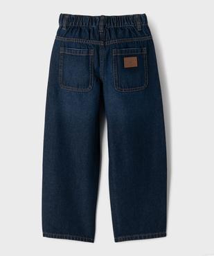 Jean wide leg avec taille ajustable garçon - LuluCastagnette vue3 - LULU CASTAGNETTE G4G D - GEMO