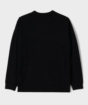 Pull à col rond en viscose garçon vue3 - GEMO 4G GARCON - GEMO