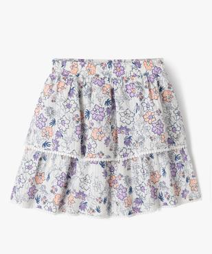 Jupe à volants à motifs fleuris fille - LuluCastagnette vue1 - LULUCASTAGNETTE - GEMO
