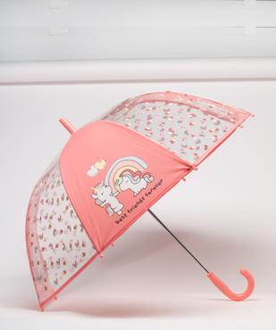 Parapluie bicolore à motifs arc-en-ciel fille vue3 - GEMO (ACCESS) - GEMO