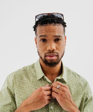 Chemise à manches courtes à motifs fleuris coupe regular homme vue2 - GEMO 4G HOMME - GEMO