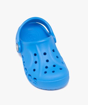 Sabots souples garçon dessus perforé et à lettres ajourées Baya - Crocs vue5 - CROCS - GEMO