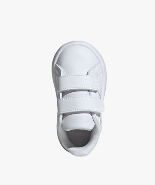 Baskets basses à scratchs et semelle bubblecomfy bébé garçon - Adidas Grand Court  vue5 - ADIDAS - GEMO