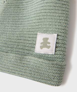 Bonnet de naissance en coton à revers - LuluCastagnette vue3 - LULUCASTAGNETTE - GEMO