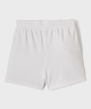 Short en maille coupe ample avec taille élastique fille vue3 - GEMO 4G FILLE - GEMO