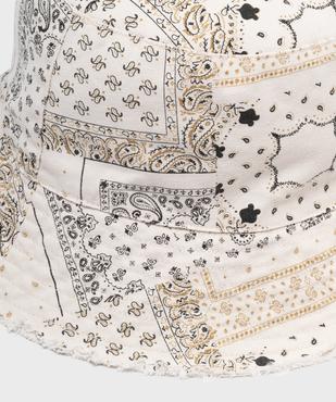 Chapeau bob imprimé bandana à bord frangé femme vue2 - GEMO (ACCESS) - GEMO