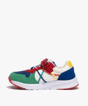 Baskets garçon retro running colorées - Benetton vue3 - BENETTON - GEMO
