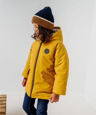 Bonnet en maille tricolore avec revers garçon vue1 - GEMO (ENFANT) - GEMO