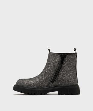 Bottines pailletées avec semelle crantée fille - Lovely Wings vue3 - LOVELY WINGS - GEMO