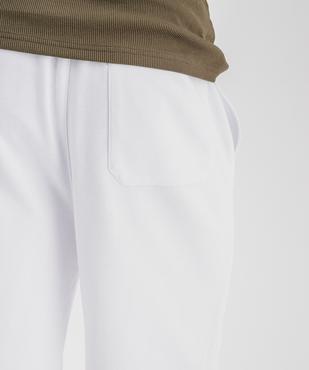 Bermuda en maille French Terry avec taille ajustable homme vue4 - GEMO 4G HOMME - GEMO