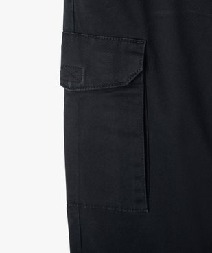 Pantalon en toile coupe jogger slim garçon vue8 - GEMO 4G GARCON - GEMO