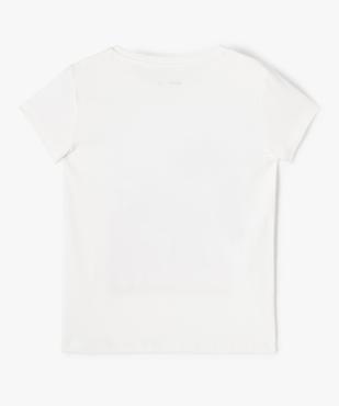Tee-shirt fille imprimé à sequins réversibles vue3 - GEMO (ENFANT) - GEMO