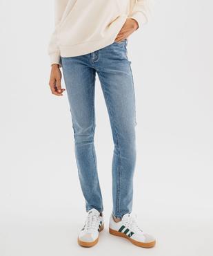 Jean Slim taille normale femme vue1 - GEMO 4G FEMME - GEMO