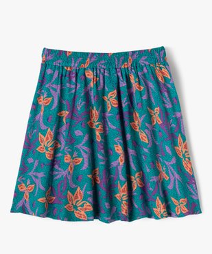 Jupe patineuse en viscose fluide imprimée fille vue3 - GEMO 4G FILLE - GEMO