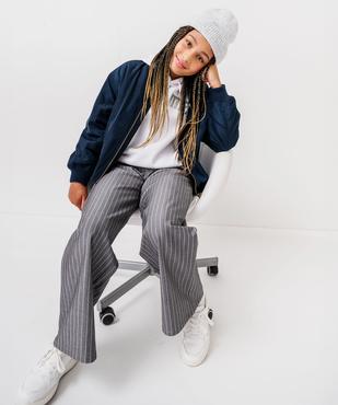 Blouson bomber léger déperlant garçon vue7 - GEMO 4G FILLE - GEMO