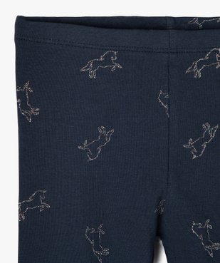 Legging fille long détail girly vue2 - GEMO (ENFANT) - GEMO