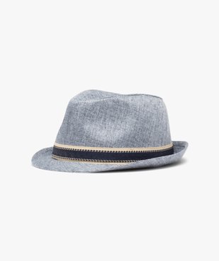Chapeau bébé garçon forme trilby en denim vue1 - GEMO (ACCESS) - GEMO