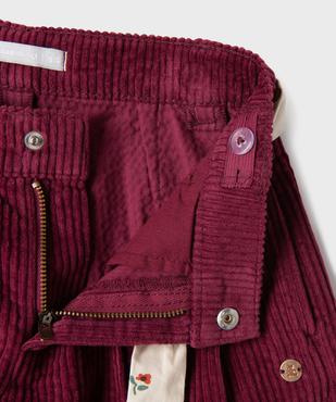 Short ample en velours côtelé fille - LuluCastagnette vue2 - LULUCASTAGNETTE - GEMO
